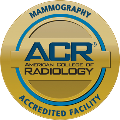 mammography ACR accredited facility badge