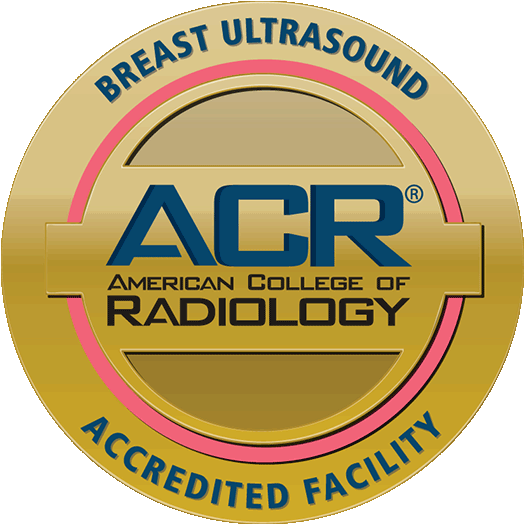 breast ultrasound ACR accredited facility badge