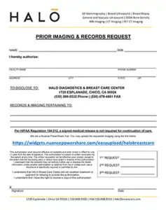 Prior Imaging Request English (fillable)